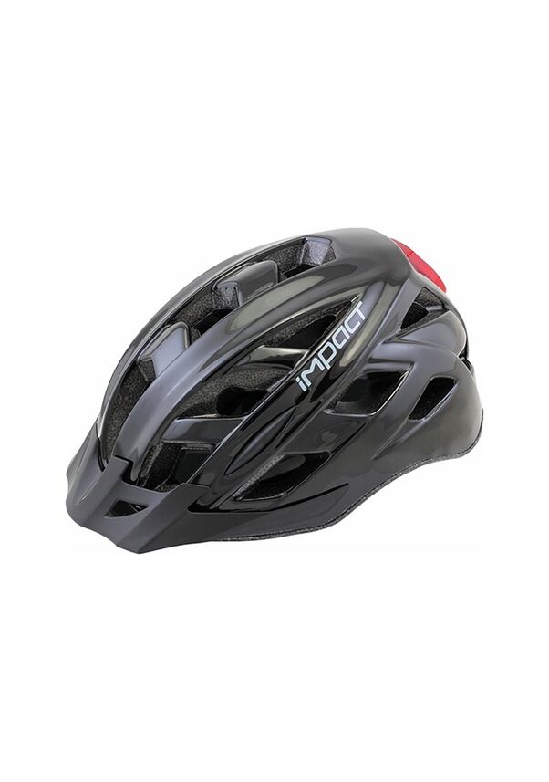 İmpact Commur Işıklı Bisiklet Kaskı PARLAK Siyah özel seri