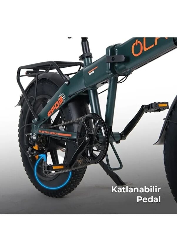 OLA EFD3 Gizli Bataryalı Katlanabilir FATBİKE Elektrikli Bisiklet