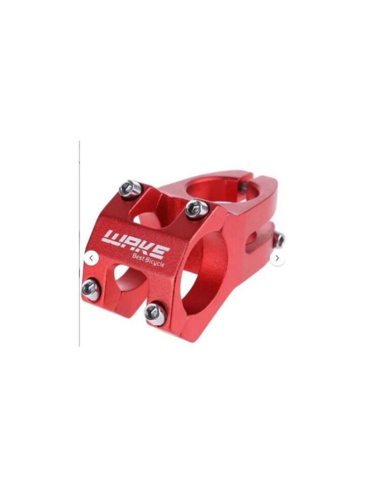 Wake RENKLİ Bisiklet Kısa Gidon Boğazı 40mm KIRMIZI