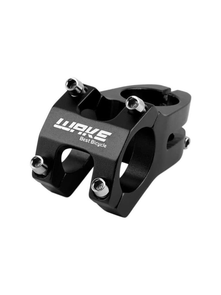 Wake RENKLİ Bisiklet Kısa Gidon Boğazı 40mm SİYAH