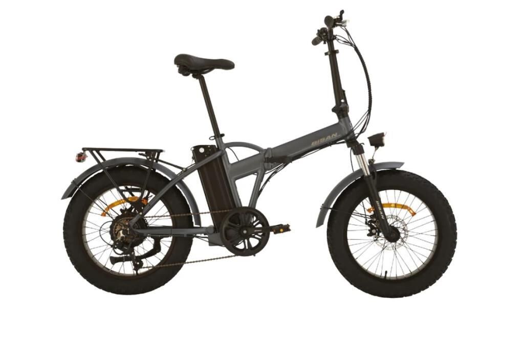 Bisan E-Folding F3 Kalın Teker Katlanır Elektrikli Bisiklet