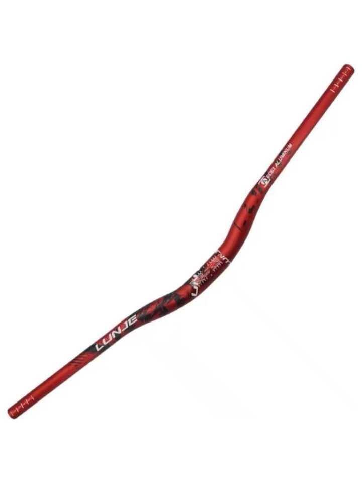 Lunje All Ride Açılı 9mm Gidon Mavi 31.8mm 780 MM KIRMIZI