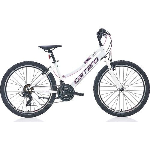 Carraro Speed 242 24 Jant 21-Vites Dağ Çocuk Bisikleti 2026 BEYAZ/PEMBE