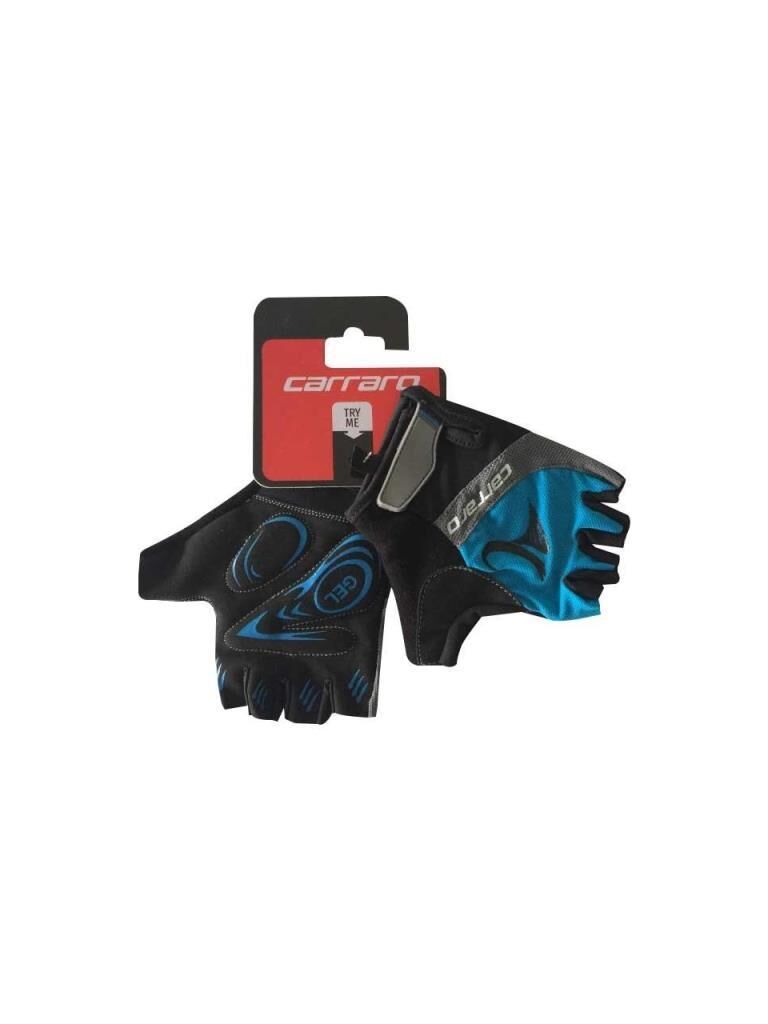 Carraro Orjinal Kısa Parmak Jelli Bisiklet Eldiveni V7 L - SİYAH/YEŞİL