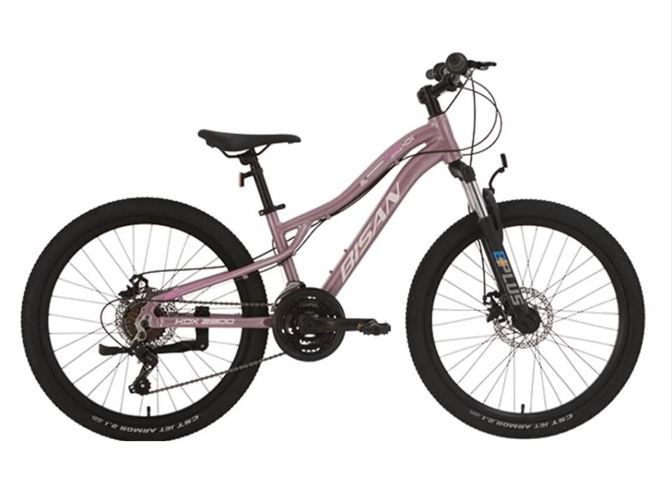 Bisan KDX 2800 MD 24 Jant 21 Vites Çocuk Dağ Bisikleti 2026 METALİK PEMBE