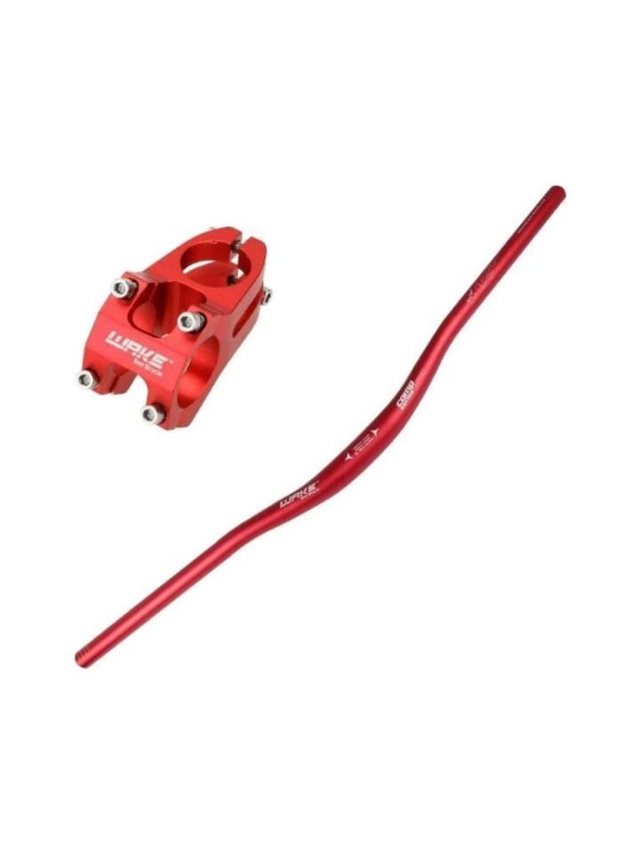 WAKE 780MM Alüminyum 31.8 Bisiklet Gidon + Boğaz Seti